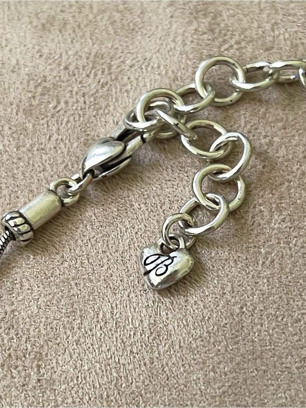 Brighton Silver-Tone Pendant Necklace with Clear Stones - Silver - Picture 4 of 4